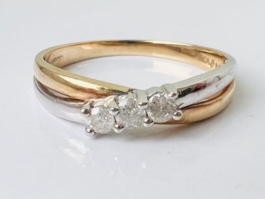 9ct Gold Diamond Ring