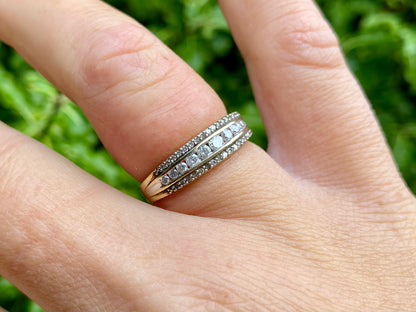 9ct Gold Diamond Ring