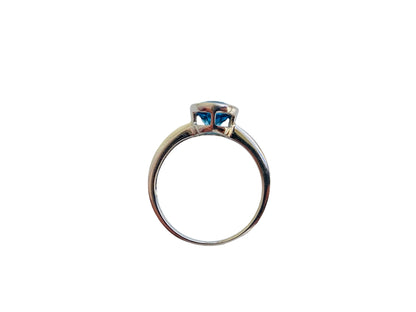 9ct Gold Topaz & Diamond Ring