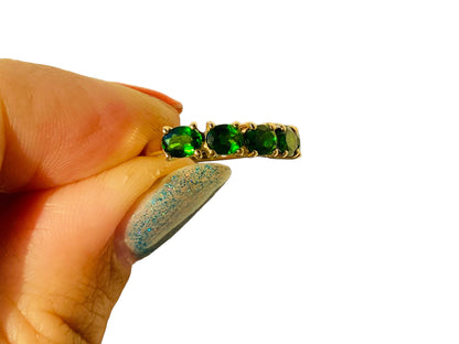 9ct Gold Diopside Ring