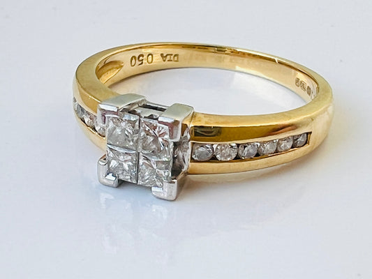 18ct Gold 0.50ct Diamond Ring