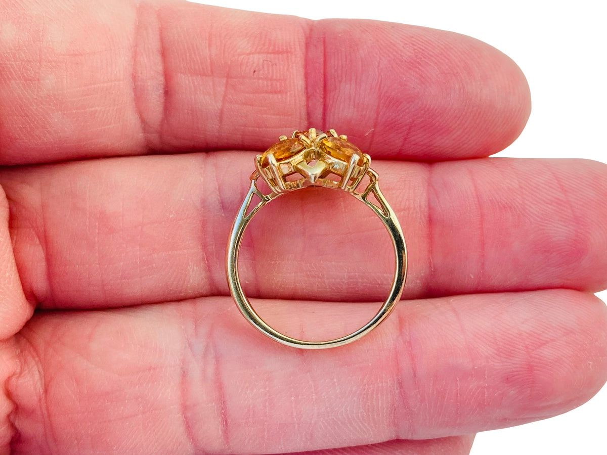 9ct Gold Citrine Ring