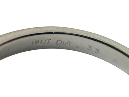 18ct Gold 0.33ct Diamond Solitaire Ring