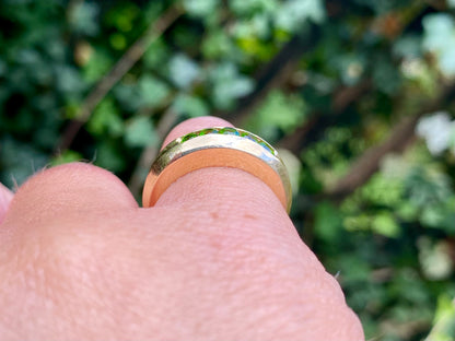 14ct Gold Diopside Dome Ring