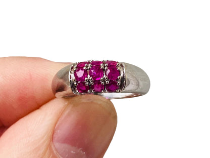 9ct Gold Pink Ruby Ring