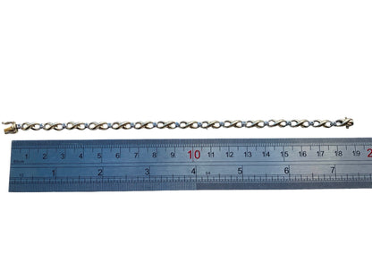 9ct Gold Diamond Bracelet