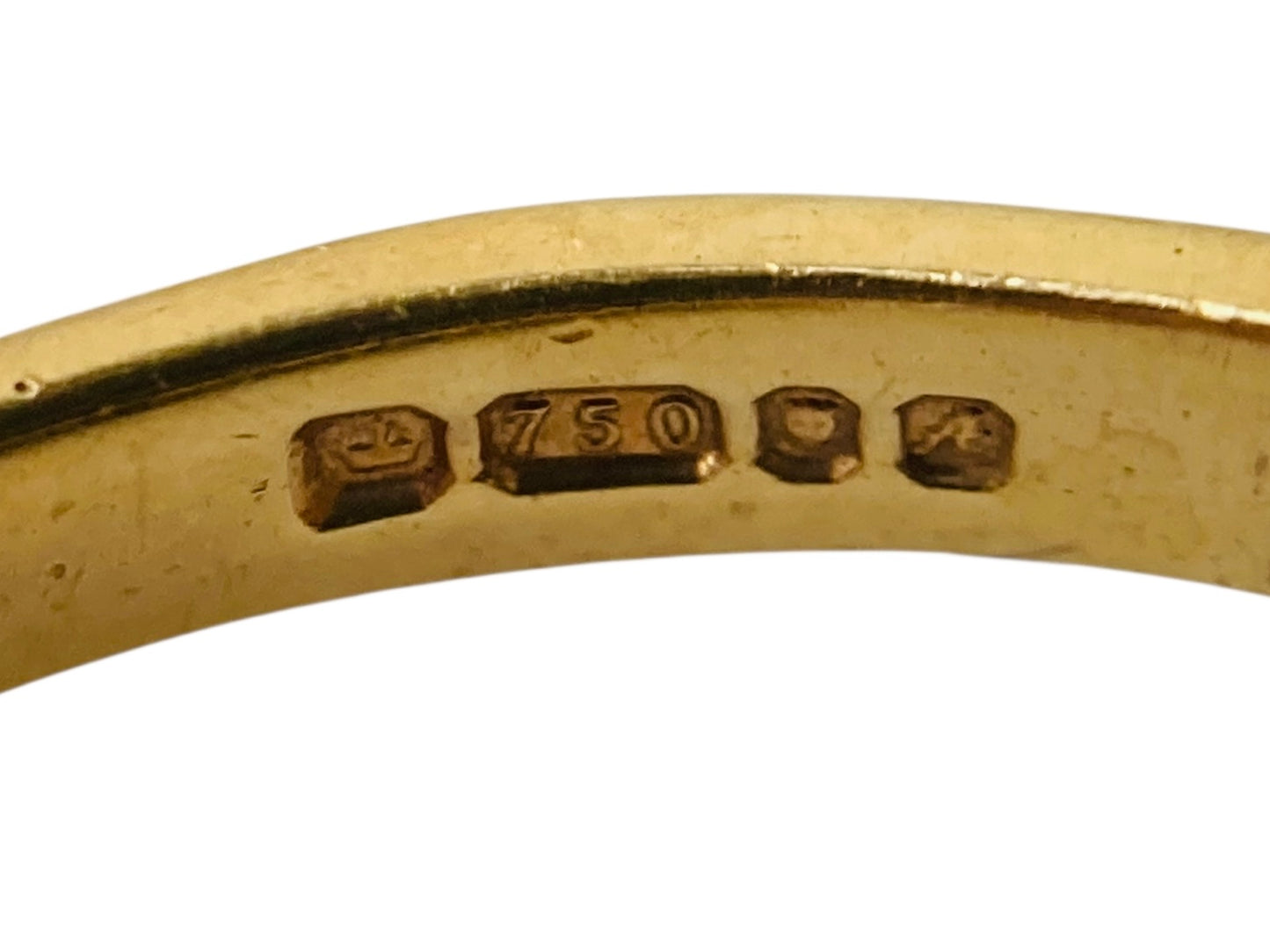 Vintage 18ct Gold Emerald & Diamond Ring