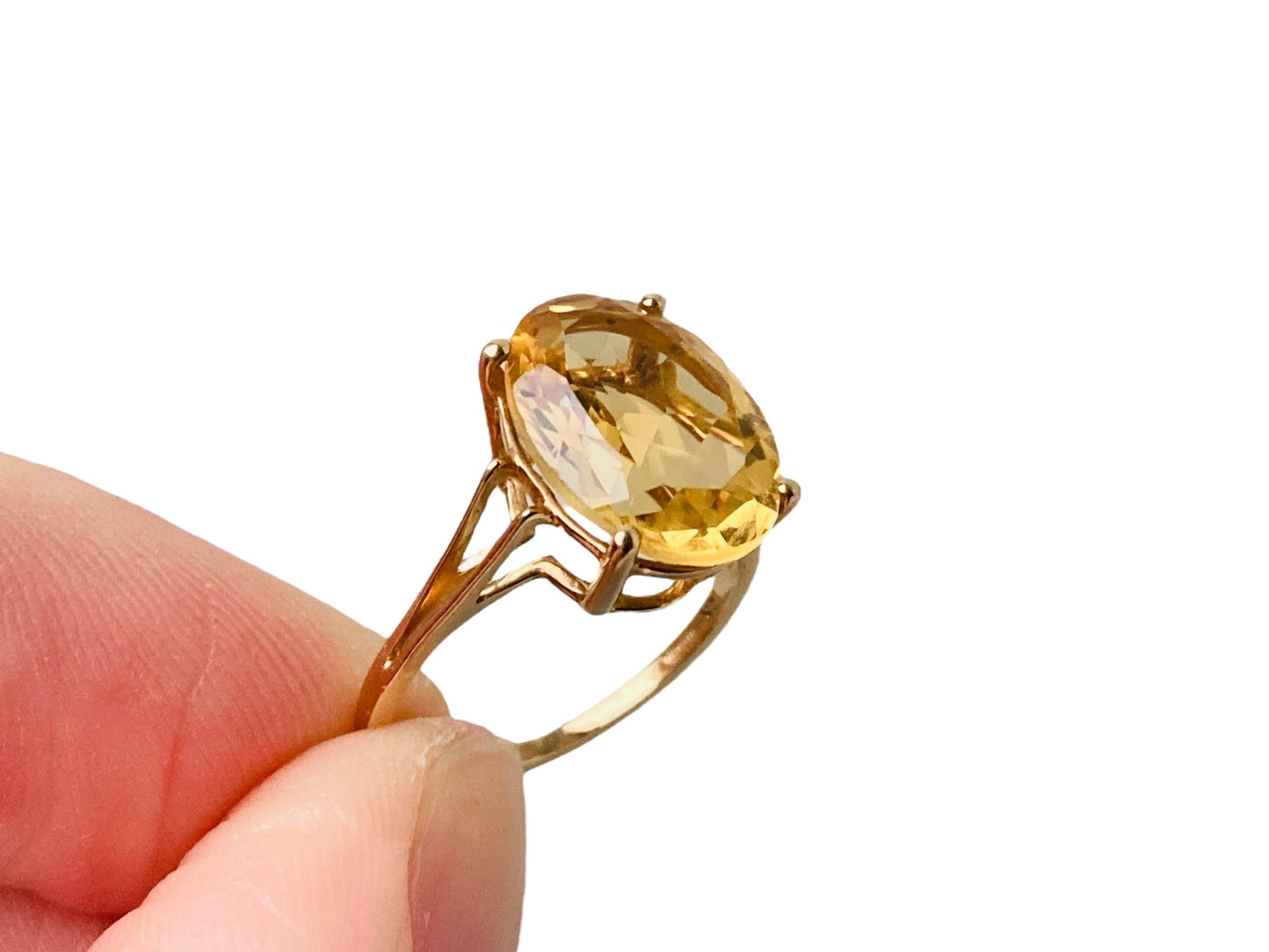 9ct Gold Citrine Ring