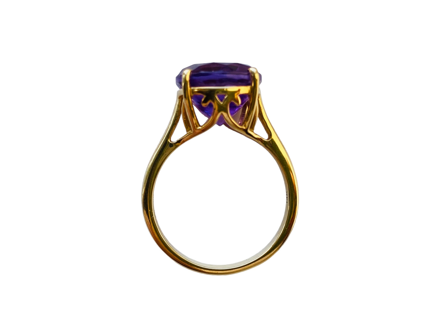 14ct Gold Amethyst Ring