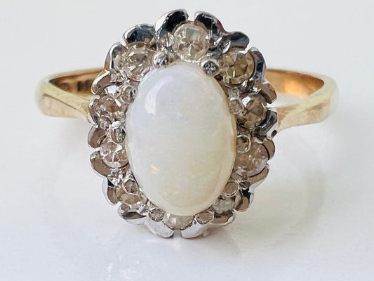 Vintage 9ct Gold Opal Ring