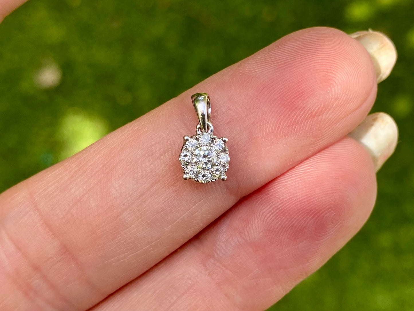 9ct Gold 0.30ct Diamond Pendant