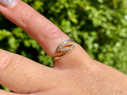 9ct Gold Diamond Ring