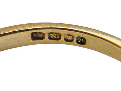 Vintage 18ct Gold Sapphire & Diamond Ring