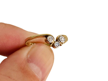 Vintage 9ct Gold Diamond Ring