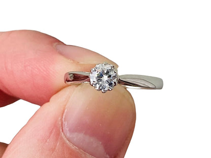 18ct Gold 0.33ct Diamond Solitaire Ring