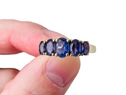 9ct Gold Iolite Ring