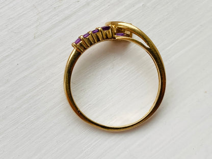 9ct Gold Amethyst Ring