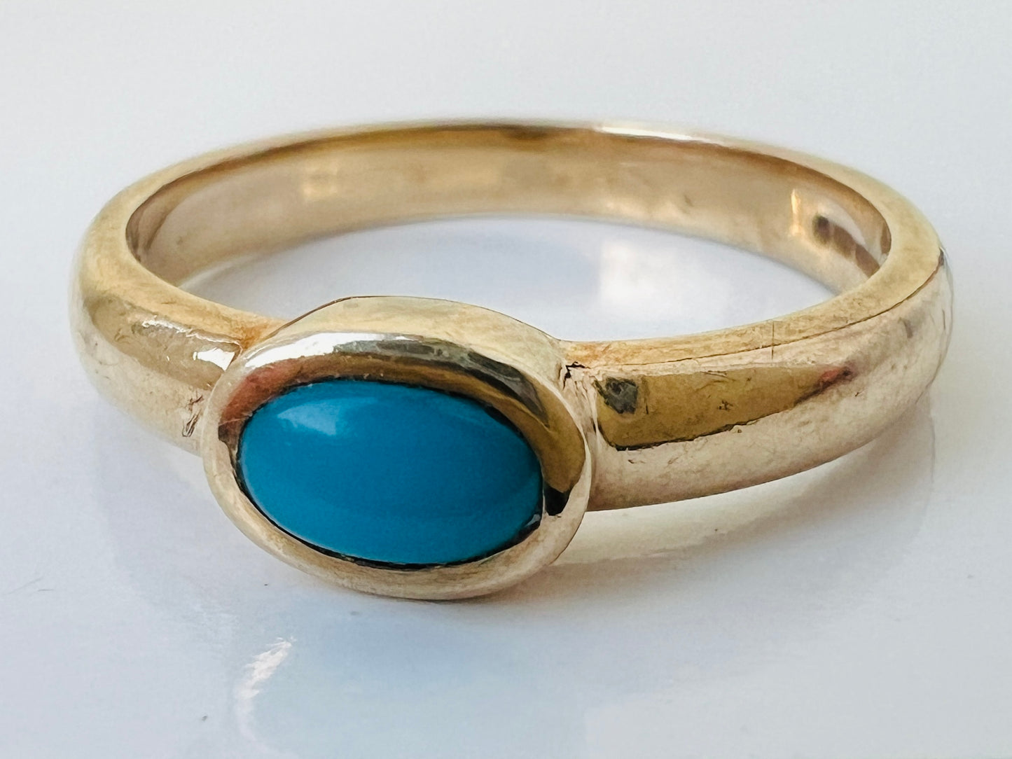 9ct Gold Turquoise Ring