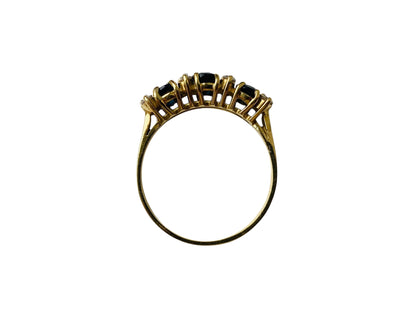 18ct Gold Sapphire & Diamond Ring