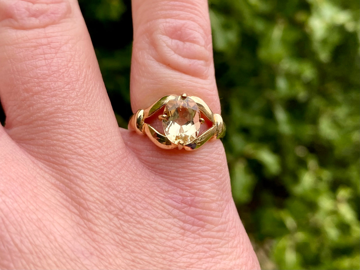 9ct Gold Citrine Ring