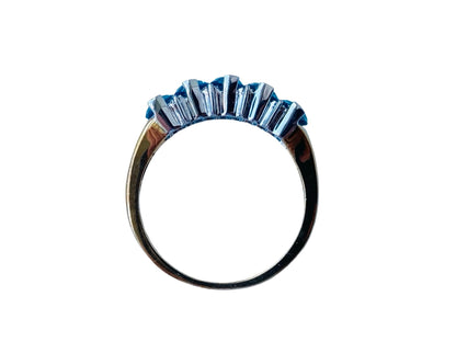 9ct Gold Topaz & Diamond Ring