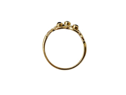 Vintage 9ct Gold Sapphire Ring