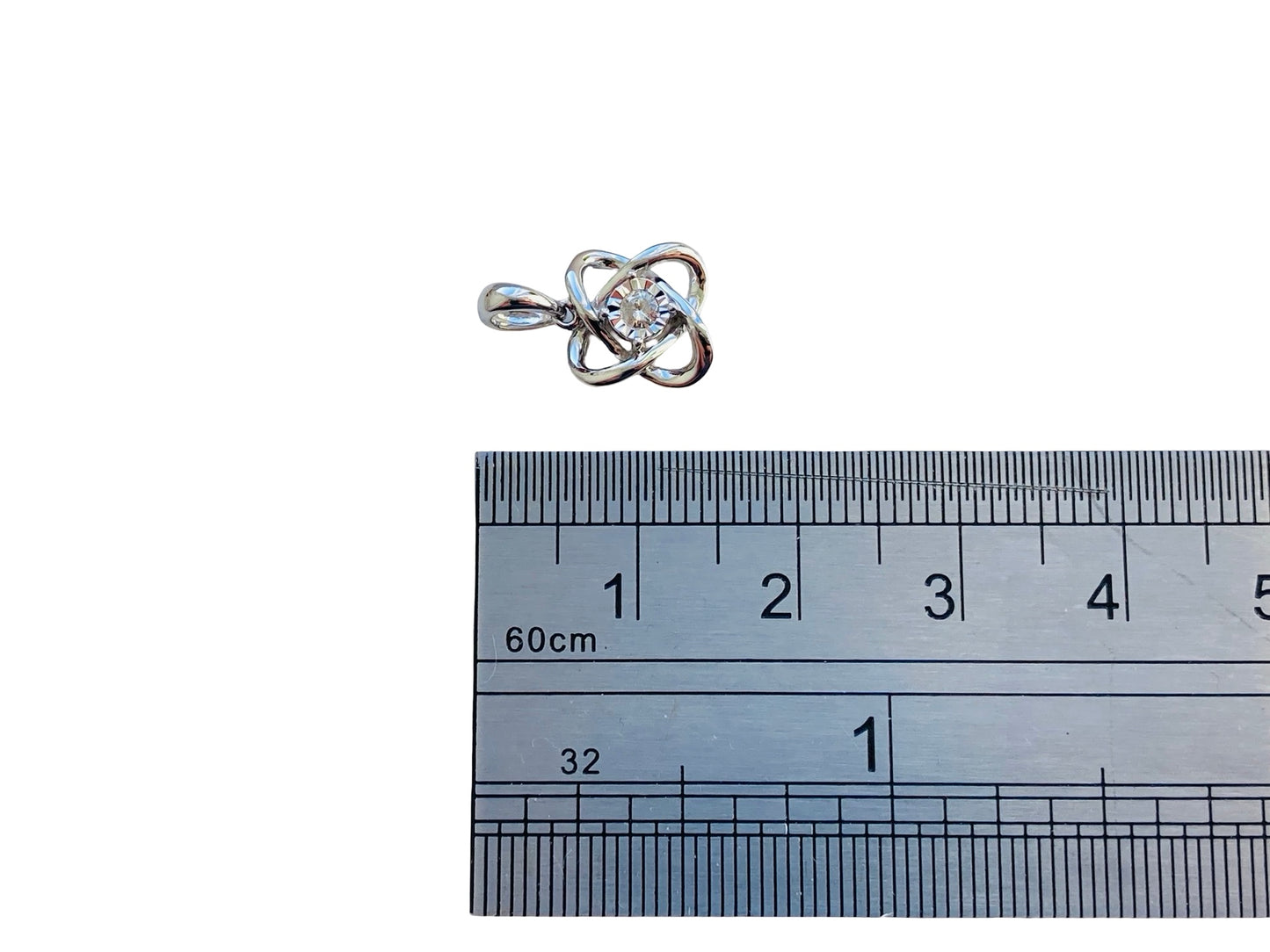 9ct Gold Diamond Pendant