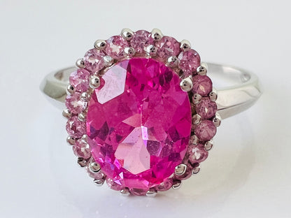 9ct Gold Pink Sapphire Ring