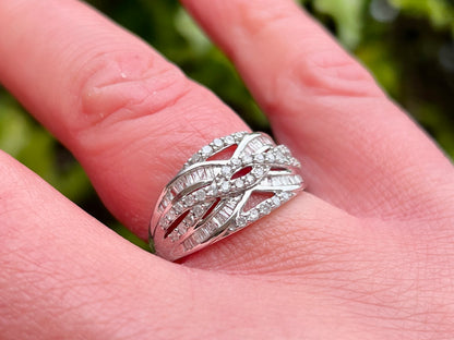 9ct Gold Diamond Ring