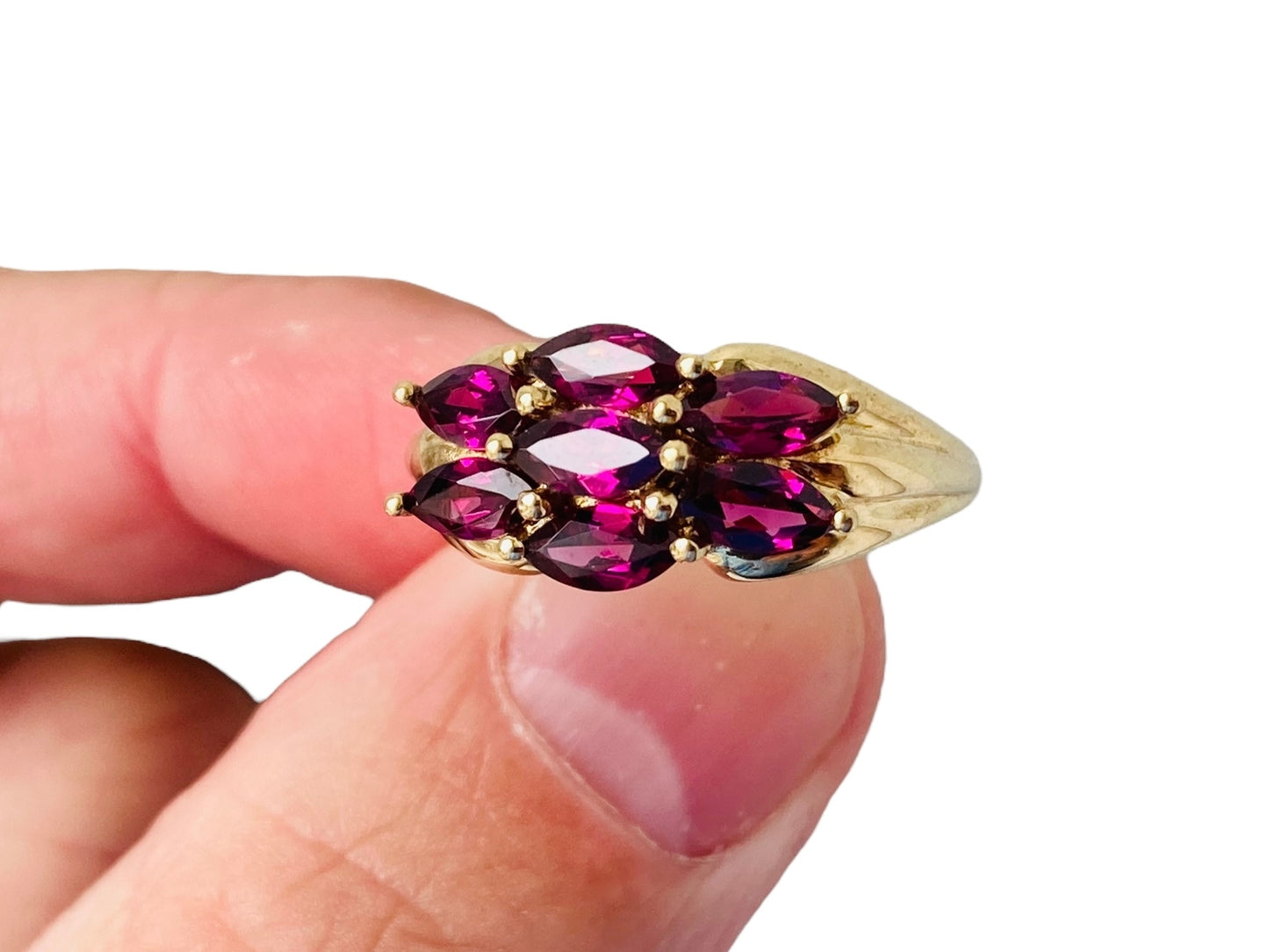 9ct Gold Rhodolite Garnet Ring