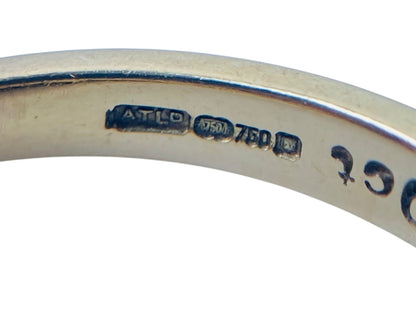 18ct Gold 0.50ct Diamond Daisy Ring