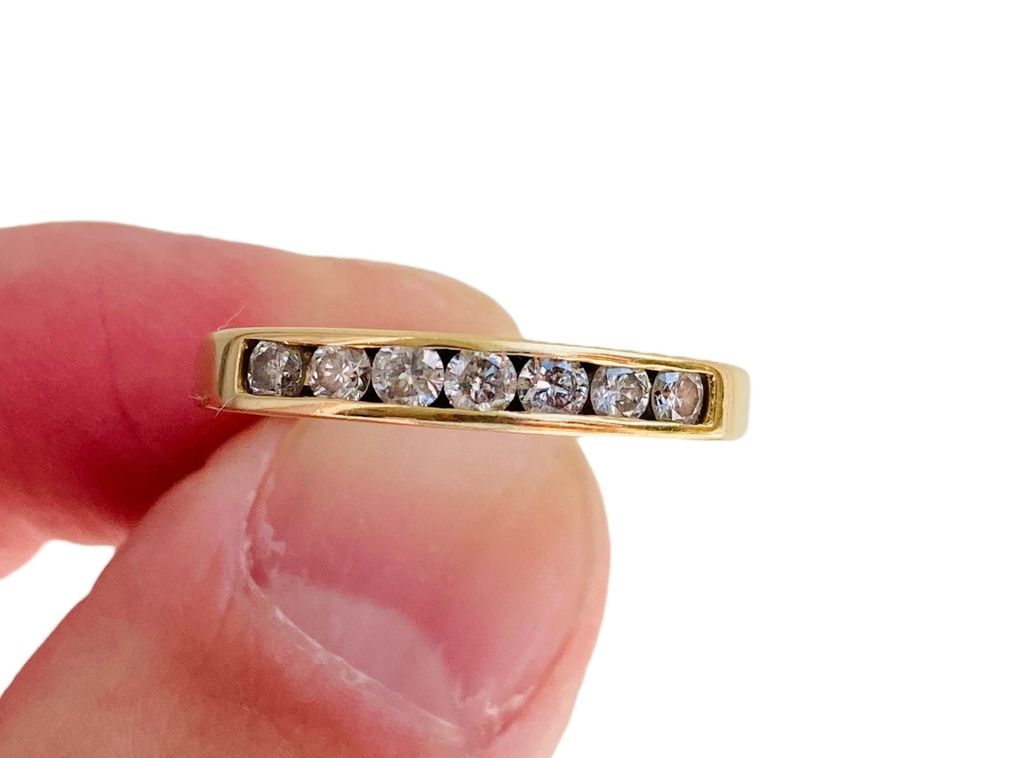 18ct Gold Seven-Stone Diamond Ring