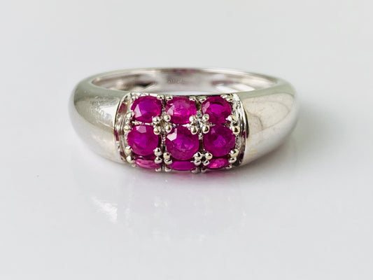 9ct Gold Pink Ruby Ring