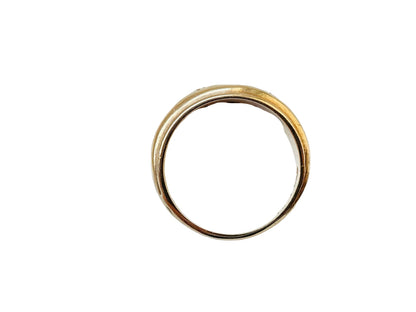 9ct Gold Sapphire & Diamond Ring