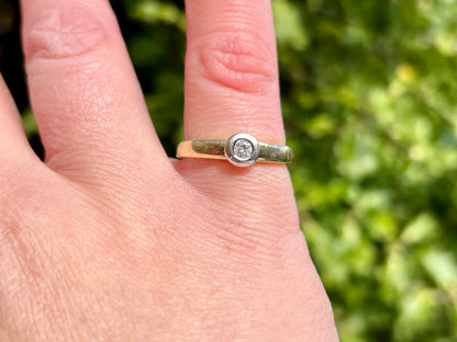 14ct Gold Diamond Ring
