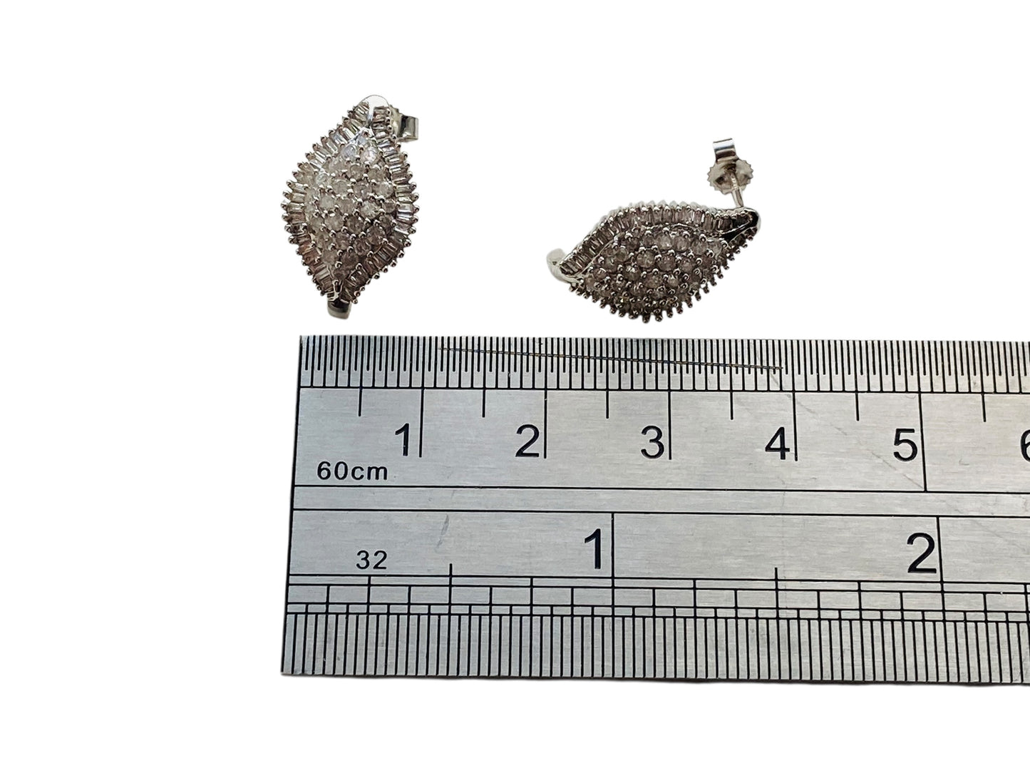 9ct Gold Diamond Earrings