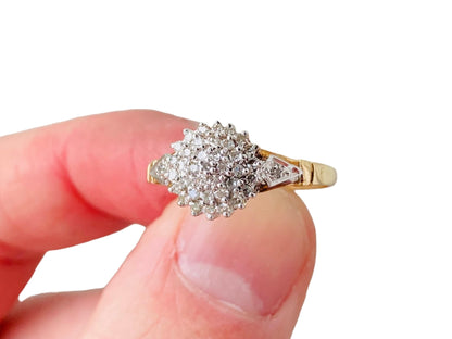 9ct Gold Diamond Ring