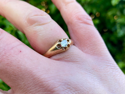 Vintage 9ct Gold Diamond Ring