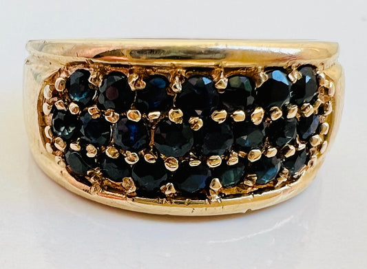 9ct Gold Sapphire Ring