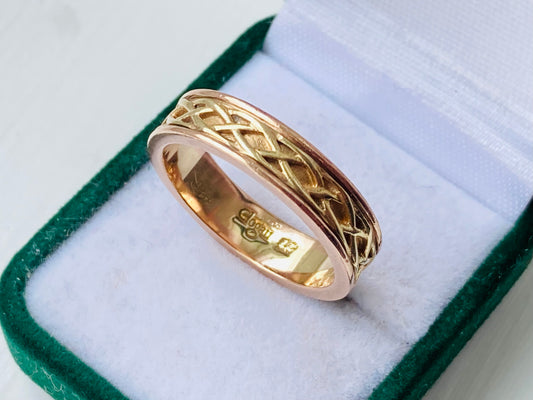 9ct Gold Clogau Celtic Band Ring