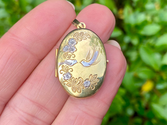 9ct Gold Locket Pendant