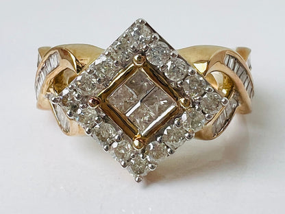 9ct Gold Diamond Ring