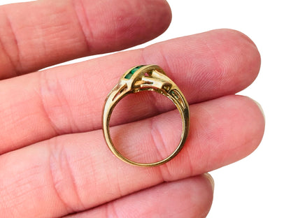 9ct Gold Emerald Ring