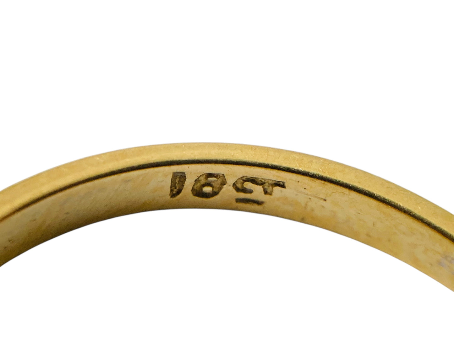 Vintage 18ct Gold Three-Stone Diamond Ring