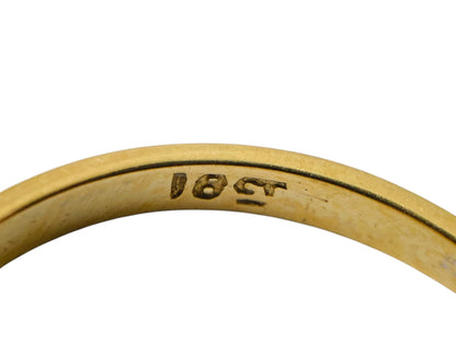 Vintage 18ct Gold Three-Stone Diamond Ring