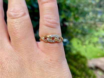 9ct Gold Diamond Ring