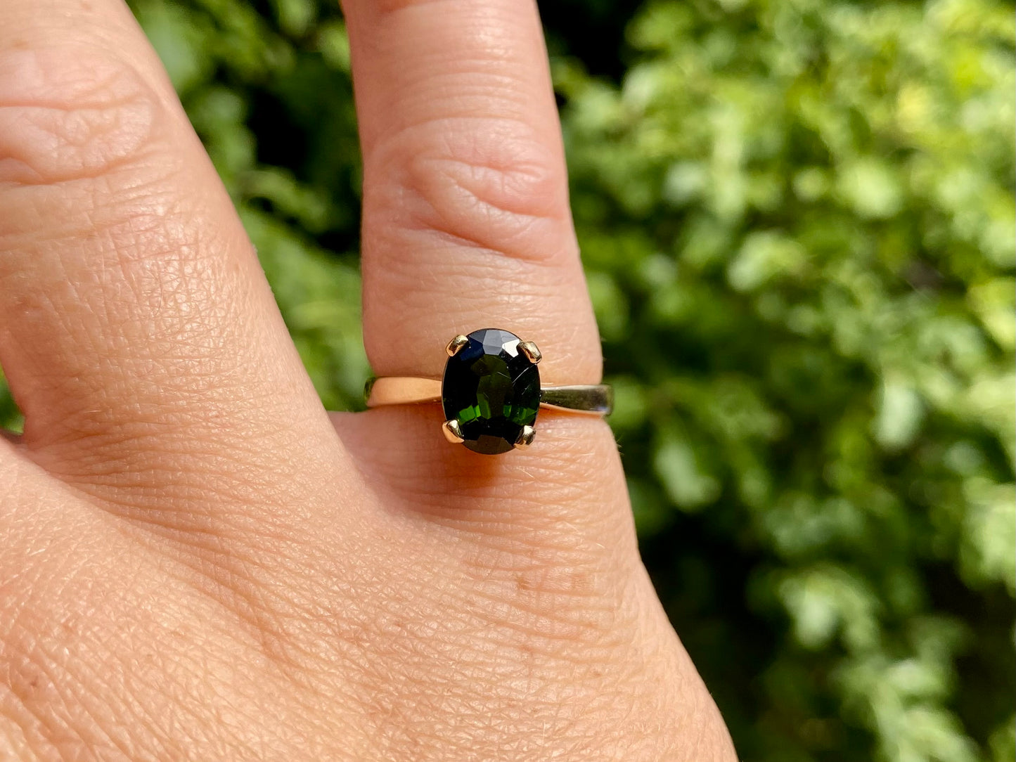 9ct Gold Diopside Ring