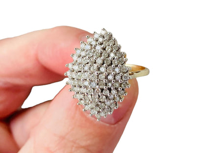 10ct Gold Diamond Ring