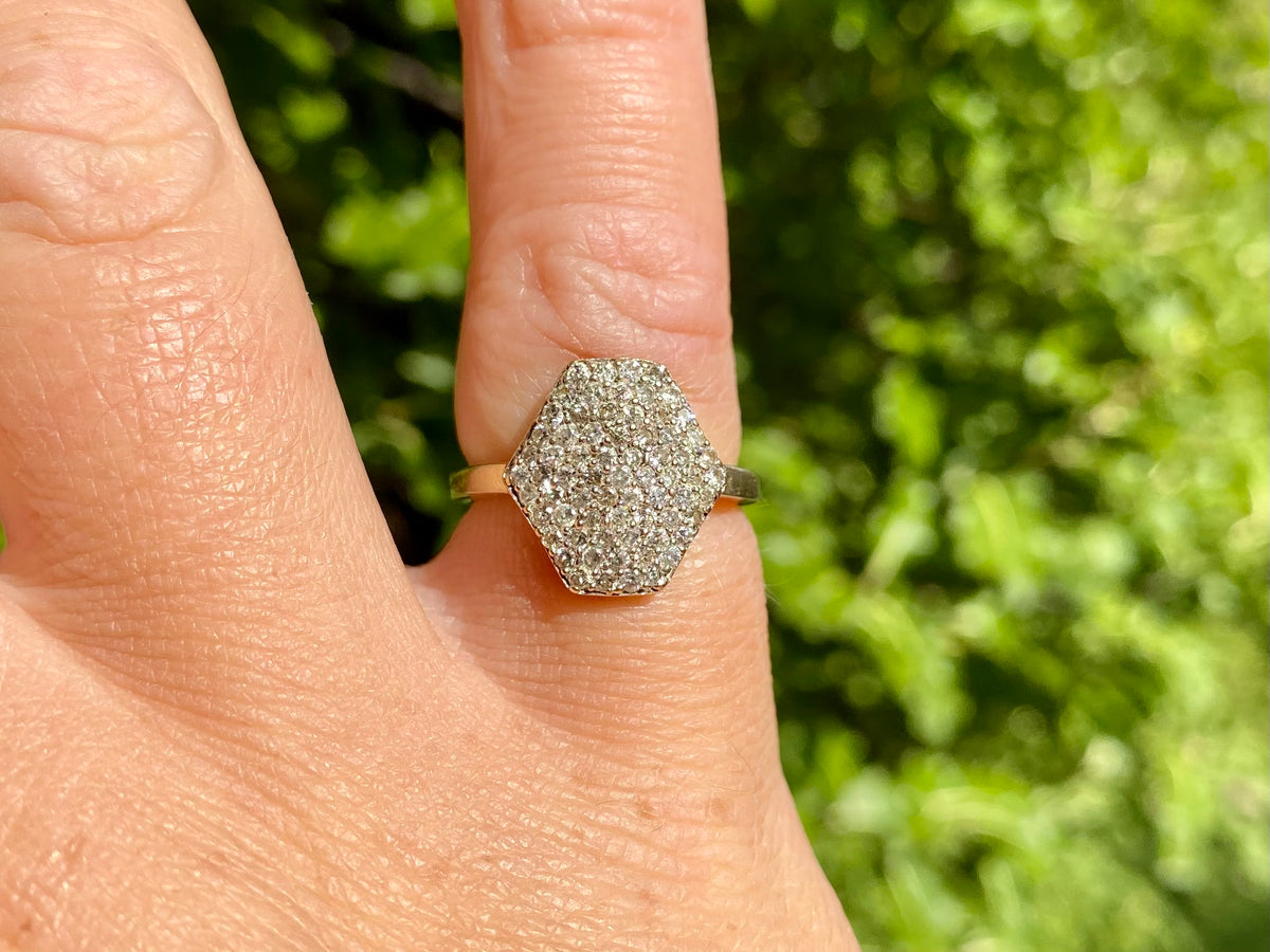 9ct Gold Diamond Ring