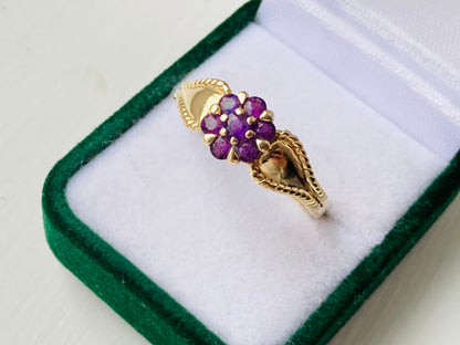 9ct Gold Amethyst Ring